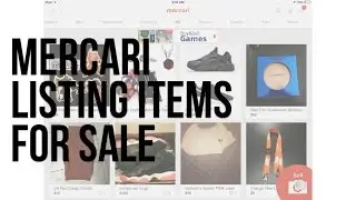 Listing an item on Mercari App