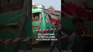 Watch: Bus Accident In Karachi Kills At Least 7, Injures 18 Others | Subscribe to Firstpost