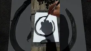 Enso After Zazen, Day One-Hundred and Three #meditation #zen #art