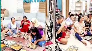 KESERUAN TEH NOVI BERSAMA ANAK-ANAK YAYASAN
