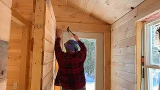 Working On Trimwork In The Addition