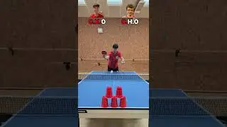 Maybe the last shot was made on purpose 😂 #tabletennis #shorts