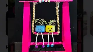 Cute icecream sticks Mini  Swing 🌸| Easy Trending Home Decor Craft Anyone can make
