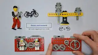 Gears and moment explained using LEGO | Physics of forces