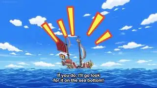 Luffy and Chopper trying RAID SUIT of GERMA 66