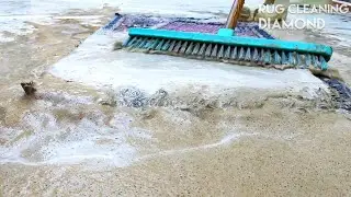 The Rug Left Behind in the Desert After Cleaning Will Surprise You &ndash; Carpet Cleaning ASMR