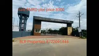 Purva Woodfield plot sale BMRD. Price 8000 East facing 