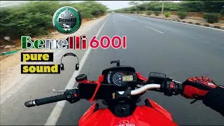 Benelli tnt 600I full system sc project sound || exhaust note ASMR || at mid rpm