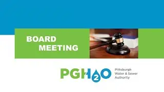 October 2021 PWSA Board Meeting