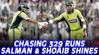 Chasing 329 Runs | High Voltage Match | Salman Butt & Shoaib Malik Shines vs India | PCB | MA2A