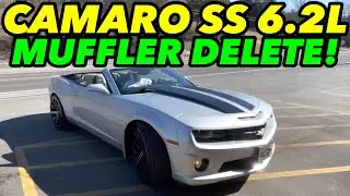 2012 Chevy Camaro SS 6.2L V8 Dual Exhaust w/ MUFFLER DELETE!