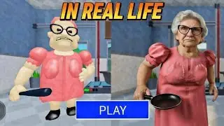 🔥-&ldquo;BARRA'S GRANNY HOUSE (SCARY OBBY) in real life - all bosses in the new Roblox update.