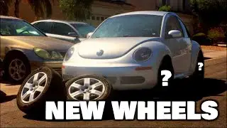 УСТАНОВКА 20-ДЮЙМОВЫХ КОВАНЫХ ДИСКОВ НА VW BEETLE/BUG!!!