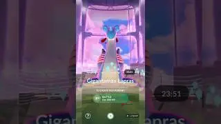 Gigantamax Lapras Pokemon Go MAX Battle #shorts #pokemongo #lapras #gigantamaxpokemon #gigantamax