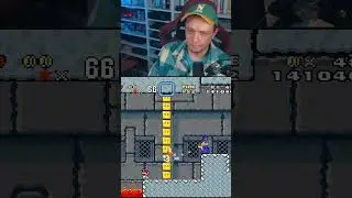 ПОТНЫЙ УРОВЕНЬ В SUPER MARIO WORLD (SNES) #Short