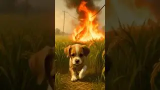This poor puppy farm under fire so his friends made fun of him #ai #dog #cartoon #shorts