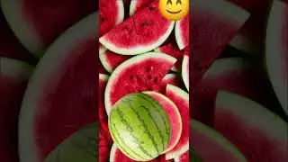SATISFYING TASTE AND SOUNDS OF WATERMELON #shorts #asmr
