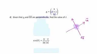 Vectors - finding AB from A and B, and perpendicular vectors