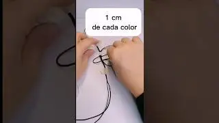 TUTORIAL 👆C&oacute;mo cerrar una pulsera de hilo Doble color
