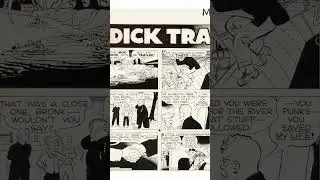 Original Art: Chester Gould (Dick Tracy) #comics #manga