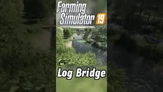 Placeable Log Bridge - FS19 New Mod
