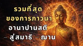 รวมที่สุดของการภาวนา อานาปานสติ – สู่สมาธิ – ฌาน | ทางตรงสู่พระนิพพาน