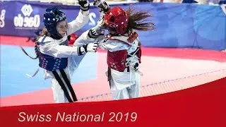 Swiss National 2019 Taekwondo Match 231 Anastasija Memic (SUI) vs. Paula-Marija Niolov (SUI)