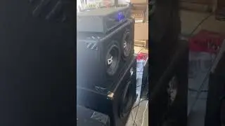 The veyron Bugera 1000 on DC audio subs