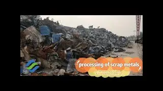 Scrap metal recycling line / 450 hp scrap steel crushing machine / Recycling machinery / Shredders