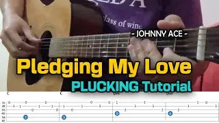 Pledging My Love (Step by Step Plucking Tutorial - With Tabs) - Johnny Ace #johnnyace