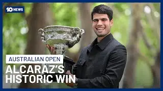 Carlos Alcaraz Beats Novak Djokovic In Historic Australian Open Win | 10 News