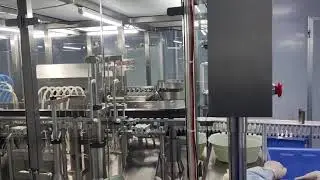 Prefilled saline flush syringes manufacturing process