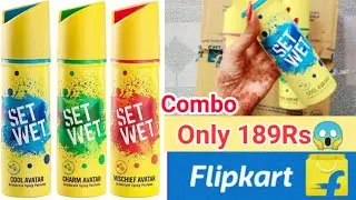 Set Wet Deodorant Unboxing and Review ||