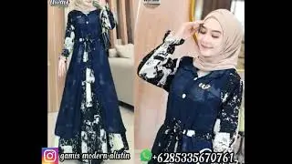 koleksi gamis mix cardigan terbaru di september ceria 2021#cardigan#atinlistinofficial