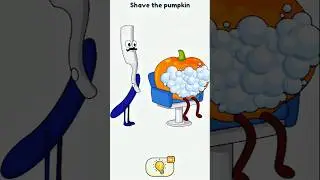 Shave the Pumpkin 🎃 | Level 221 | DOP 2 Puzzle Gameplay | Satisfying Draw One Part #dop2 #shorts
