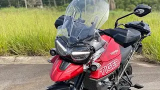 MODO PILOTO DE FUGA COM A TIGER 800 *arrumei um rachinha*