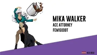 Ace Attorney - Mika Walker as Fem!Godot (Solo Cosplay) [UniCon 2021]
