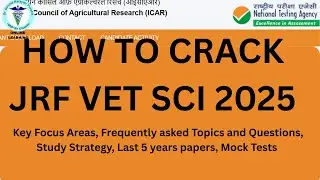 Crack JRF Vet Science 2025: Expert Prep Strategy Based on 5-Year Analysis by GNP Sir