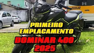 Primeiro Emplacamento DOMINAR 400 - 2025