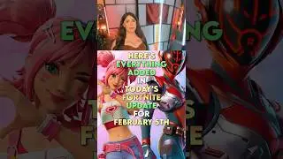 Вот все нововведения, добавленные в сегодняшнем обновлении Fortnite от 5 февраля.