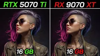 RX 9070 XT VS RTX 5070 Ti + Ryzen 7 7800X3D | 20 Games Tested in 1080P, 1440P & 4K!