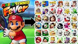 Mario Tennis Fever All Characters