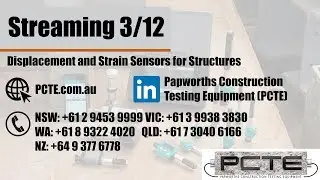 PCTE Webinar: Displacement and Strain Sensors for Structures