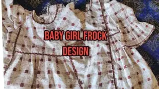 Baby girl frock design | how to make frock with leftover fabric | mirha creation