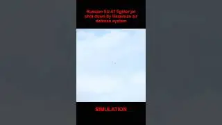 Russian SU 57 fighter jet shot down by Ukrainian air defense system