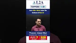 UPSC Topper Optional Strategy | Topper's Talk | AIR 7 CSE 2022 | #strategy