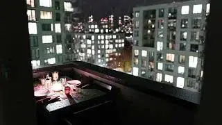 Relaxing City Nights for Tired Souls 🌃 Calm Music to Slow Everything Down