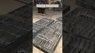 Grating with Galvanized - Process of installation Grating of us #hyesung #galvanized