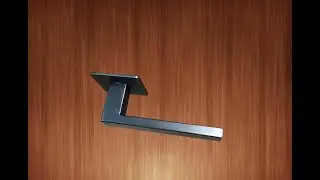 Stainless Steel Ultra Thin Magnetic Rose Wooden Door Lever Handle