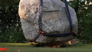 No longer a memorial, rock removed from campus